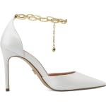 Dámske Spoločenské sandále Tamaris bielej farby v elegantnom štýle vo veľkosti 40 v zľave na leto 