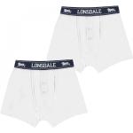 Chlapčenské Chlapčenské boxerky Lonsdale bielej farby v športovom štýle z bavlny v zľave 