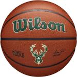 Pánske Basketbalové lopty Wilson hnedej farby s motívom NBA v zľave 