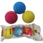Soft míč na soft tenis pěnový průměr 7cm 3ks v sáč