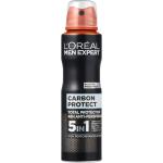 L'Oréal Paris Antiperspirant v spreji pre mužov Carbon Protect 5v1 150 ml