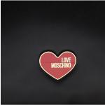 Dámske Designer Shopper kabelky Moschino Love Moschino čiernej farby z koženky v zľave 