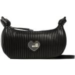 Dámske Designer Crossbody kabelky Moschino Love Moschino čiernej farby z koženky v zľave 