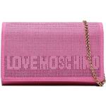 Dámske Designer Luxusné kabelky Moschino Love Moschino ružovej farby v zľave 