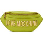 Dámske Designer Ľadvinky Moschino Love Moschino zelenej farby z koženky v zľave 