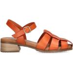 Dámske Sandále oranžovej farby vo veľkosti 41 na leto 