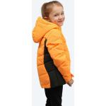 Detské lyžiarske bundy Icepeak oranžovej farby zo syntetiky Vrecko na skipas 
