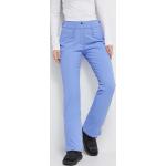 Dámske Lyžiarske nohavice Descente nepremokavé modrej farby z nylonu vo veľkosti XS v zľave 