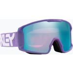 Lyžiarske okuliare fialovej farby v športovom štýle technológia PRIZM 
