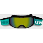 Pánske Lyžiarske okuliare Uvex zelenej farby v športovom štýle z plastu Onesize v zľave 