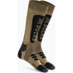 Ponožky zlatej farby v športovom štýle vo veľkosti XS metalické 
