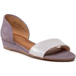 Dámske Kožené sandále maciejka fialovej farby vo veľkosti 41 na leto 
