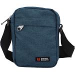 Pánske Športové tašky Enrico Benetti modrej farby v modernom štýle na zips 