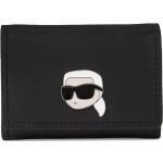 Dámske Designer Malé peňaženky Karl Lagerfeld čiernej farby v zľave 