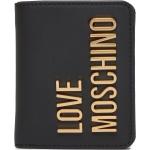 Dámske Designer Malé peňaženky Moschino Love Moschino čiernej farby v zľave 