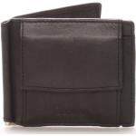 Pánske Malé peňaženky Delami čiernej farby 