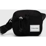 Pánske Designer Tašky na doklady Calvin Klein čiernej farby z polyuretánu v zľave 