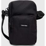Pánske Designer Tašky na doklady Calvin Klein čiernej farby z polyuretánu udržateľná móda 