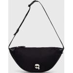 Dámske Designer Malé kabelky Karl Lagerfeld čiernej farby z polyuretánu v zľave 