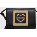 Dámske Designer Malé kabelky Moschino Love Moschino čiernej farby z polyuretánu Vegan 