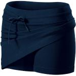 Dámske Športové sukne Malfini námornícky modrej farby z bavlny technológia Oeko-tex udržateľná móda 