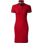 Dámske Denné šaty Malfini červenej farby z bavlny vo veľkosti XS 