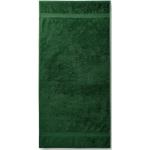 Osušky Malfini fľaškovo zelenej farby z bavlny technológia Oeko-tex 70x140 ekologicky udržateľné 