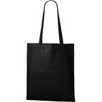 Nákupné tašky Malfini čiernej farby z bavlny technológia Oeko-tex udržateľná móda 