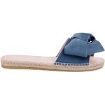 Dámske Kožené sandále Manebí modrej farby vo veľkosti 35 v zľave na leto 