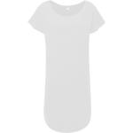 Dámske Krátke šaty mantis BIO bielej farby z bavlny technológia Oeko-tex s okrúhlym výstrihom s krátkymi rukávmi Vegan udržateľná móda 