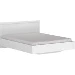 Dvojlôžkové postele Kondela bielej farby v elegantnom štýle z dreva 