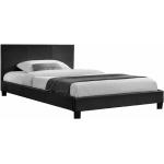 Dvojlôžkové postele Kondela čiernej farby v modernom štýle v zľave 
