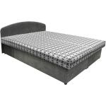 Dvojlôžkové postele Kondela sivej farby s úložným priestorom v zľave 
