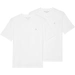 Pánske Polo tričká Marc O'Polo bielej farby z bavlny v zľave 