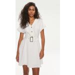 Dámske Denné šaty Guess Marciano bielej farby zo syntetiky vo veľkosti XL v zľave 