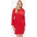 Dámske Denné šaty MARELLA červenej farby zo syntetiky vo veľkosti 5 XL v zľave 