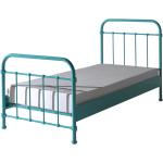 Detské postele Vipack modrej farby v modernom štýle z kovu 