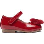 Dievčenské Spoločenské topánky Mayoral červenej farby v elegantnom štýle z koženky vo veľkosti 20 na jar 