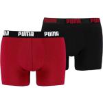Men's boxer shorts Puma Basic Boxer 2P red black 521015001 786 S