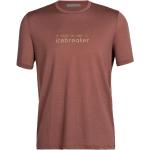 Men's Icebreaker Tech Lite II SS Tee Nature Touring Club Grape T-Shirt