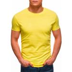Pánske Topy s krátkym rukávom Edoti žltej farby vo veľkosti XXL s krátkymi rukávmi udržateľná móda 