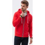 Pánska Jesenná móda Ombre Clothing červenej farby s kapucňou na zimu udržateľná móda 