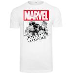 Pánske tričko krátky rukáv // Merchcode / Avengers Smashing Hulk Tee white