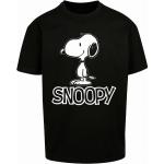 Tričká s krátkym rukávom merchcode čiernej farby s motívom Snoopy Snoopy udržateľná móda 