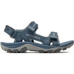 Dámske Športové sandále Merrell modrej farby z koženky vo veľkosti 37 na leto 