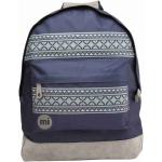 Pánske Školské batohy Mi Pac tmavo modrej farby s vyšívaným vzorom z polyesteru objem 26 l 