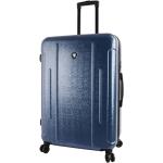 Veľké cestovné kufre mia toro modrej farby v elegantnom štýle integrovaný zámok objem 121 l 