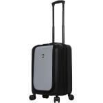 Stredné cestovné kufre mia toro čiernej farby v elegantnom štýle integrovaný zámok objem 41 l 