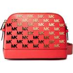 Dámske Designer Crossbody kabelky Michael Kors Michael Kors MICHAEL červenej farby z koženky v zľave 