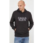 Pánska Designer Jesenná móda Calvin Klein čiernej farby z bavlny s kapucňou na zimu 